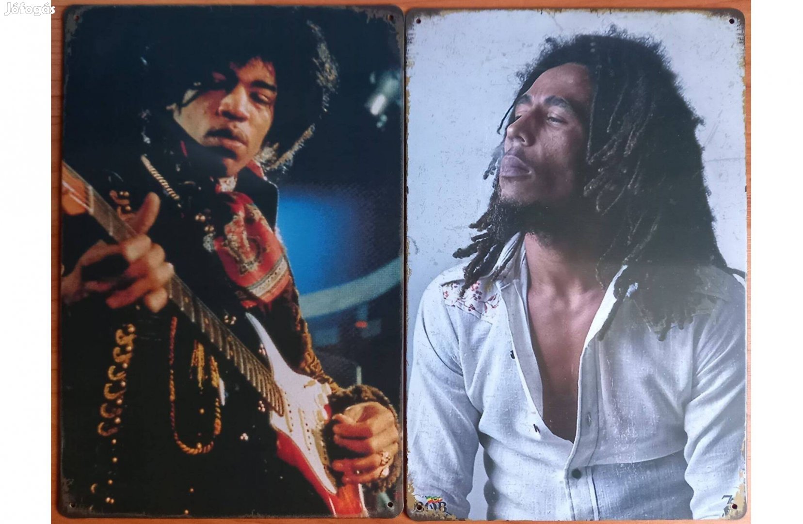 Dekorációs fém tábla ( BOB Marley )