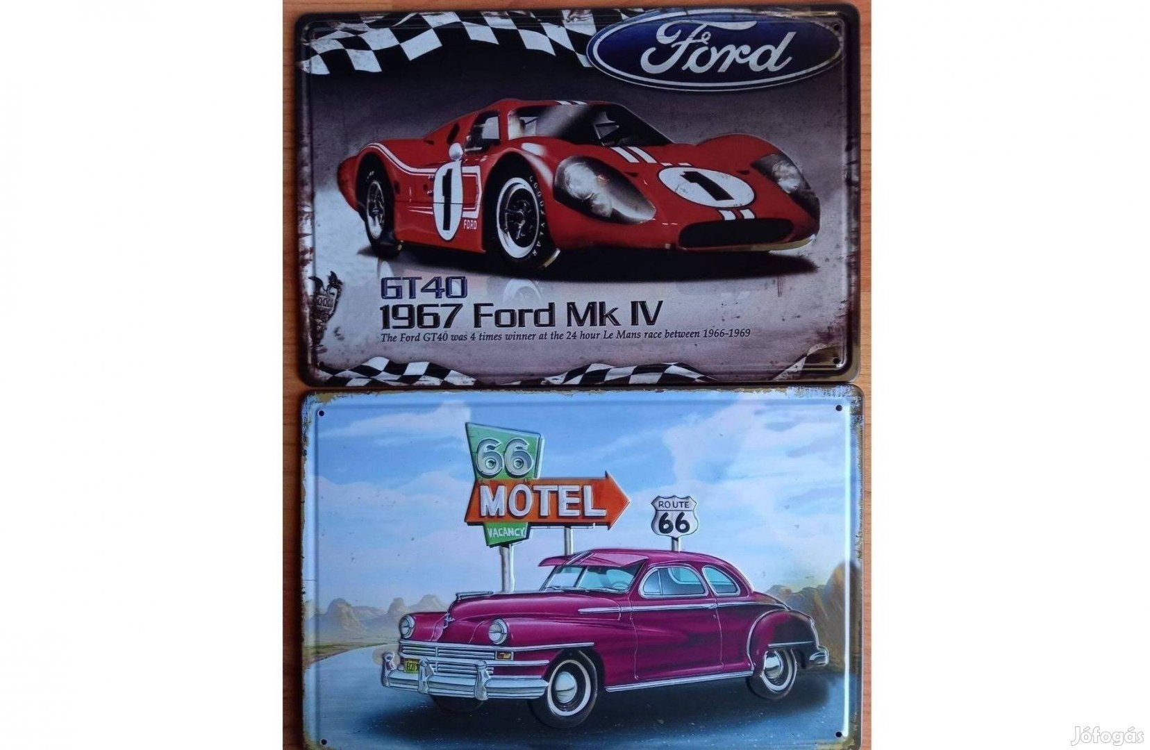 Dekorációs fém tábla CAR USA - Ford