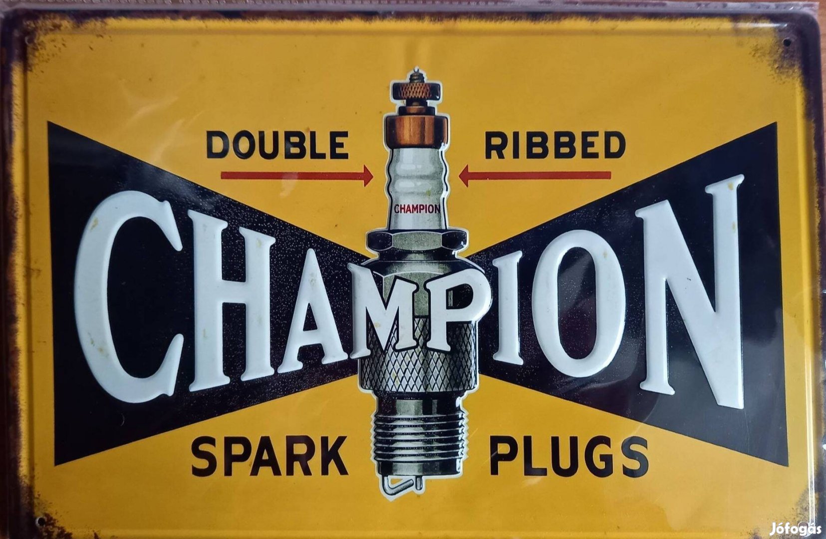 Dekorációs fém tábla Champion A Bajnok