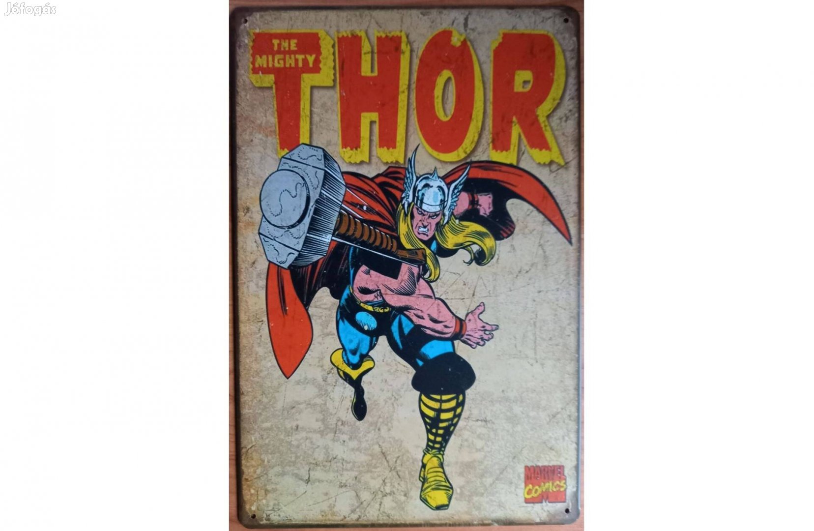 Dekorációs fém tábla Marvel - Thor