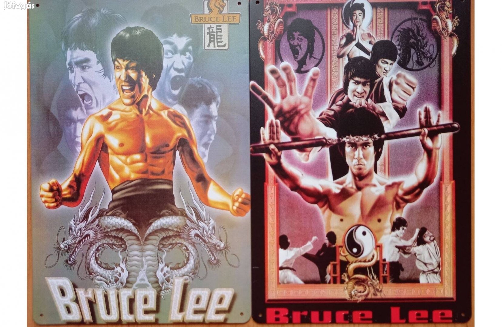 Dekorációs fém tábla -Bruce - Lee-