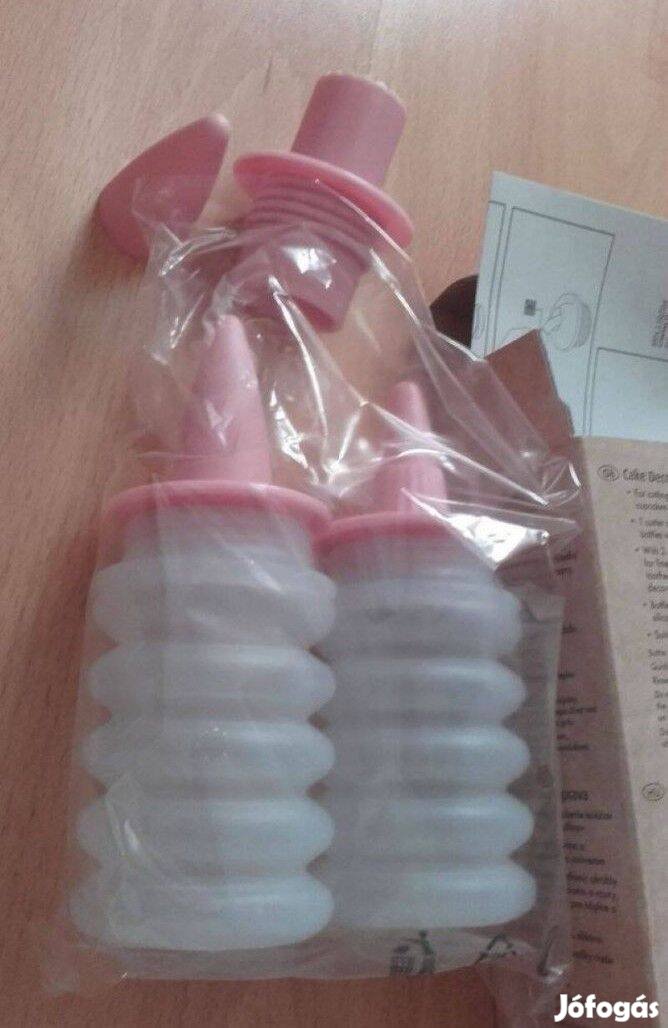 Dekorációs készlet sütemény és muffin díszítéshez, szilikon