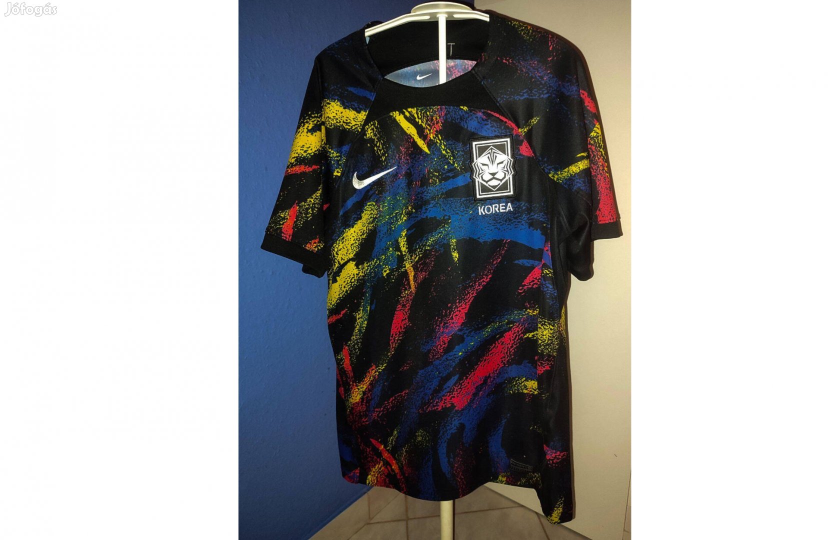 Dél-Koreai válogatott fekete 2022-24 eredeti Nike mez (S-es)