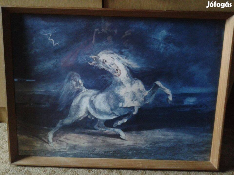 Delacroix Villámlástól megriadt ló