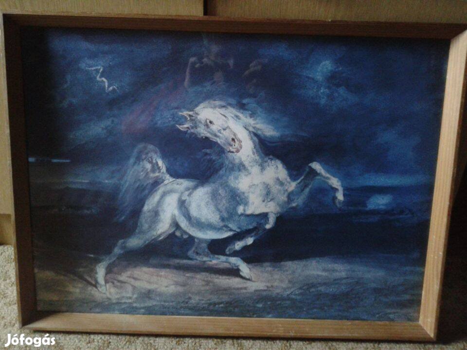 Delacroix: Villámlástól megriadt ló