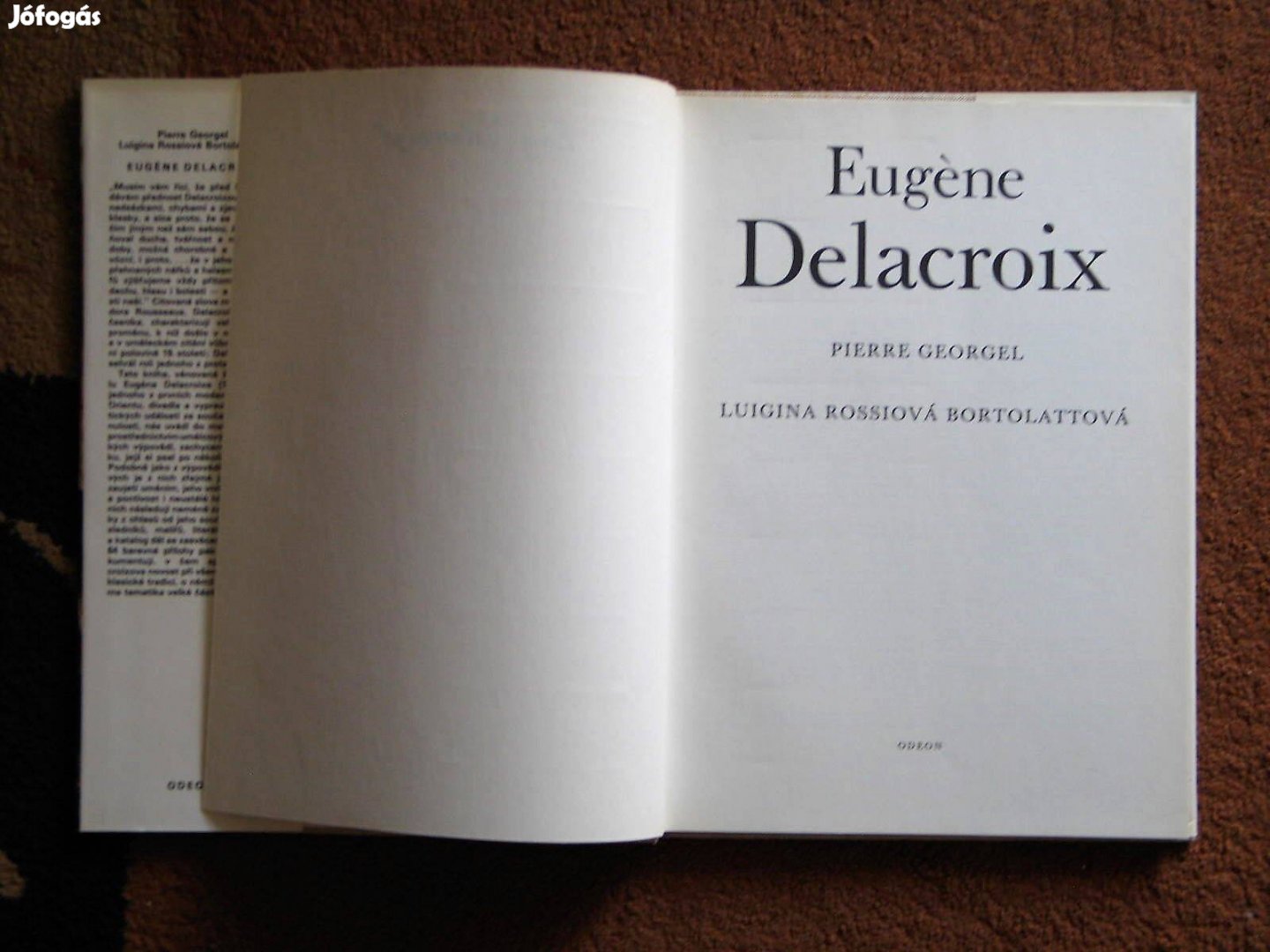 Delacroix / Francia romantikus festő / 24*33 cm