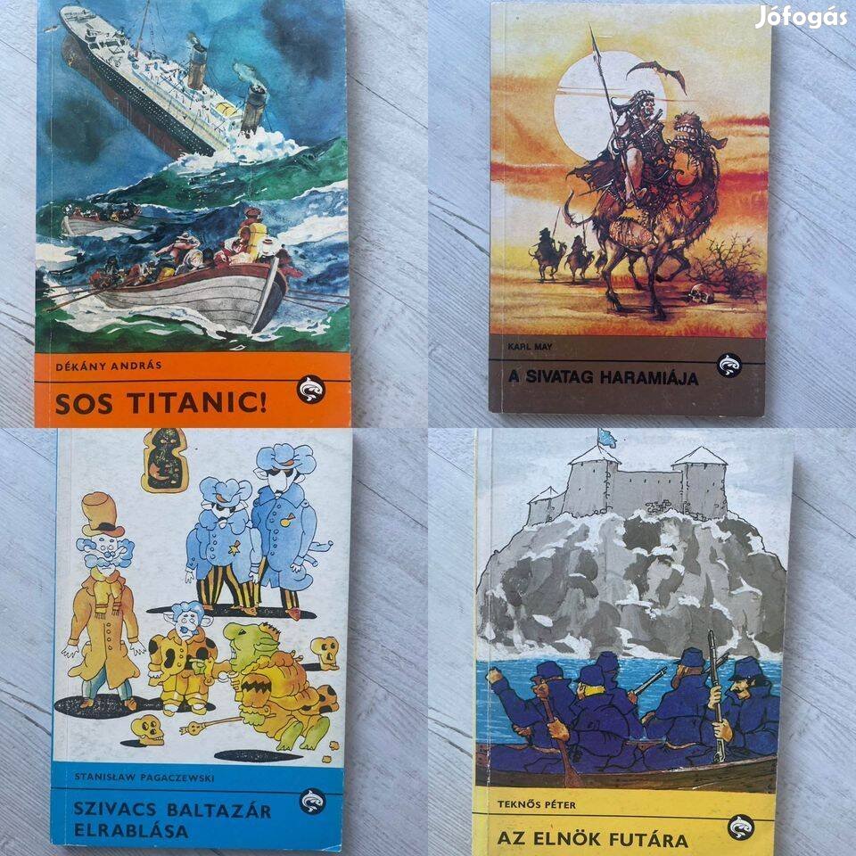 Delfin könyvek (ijfúsági, kaland, fantasy, könyv