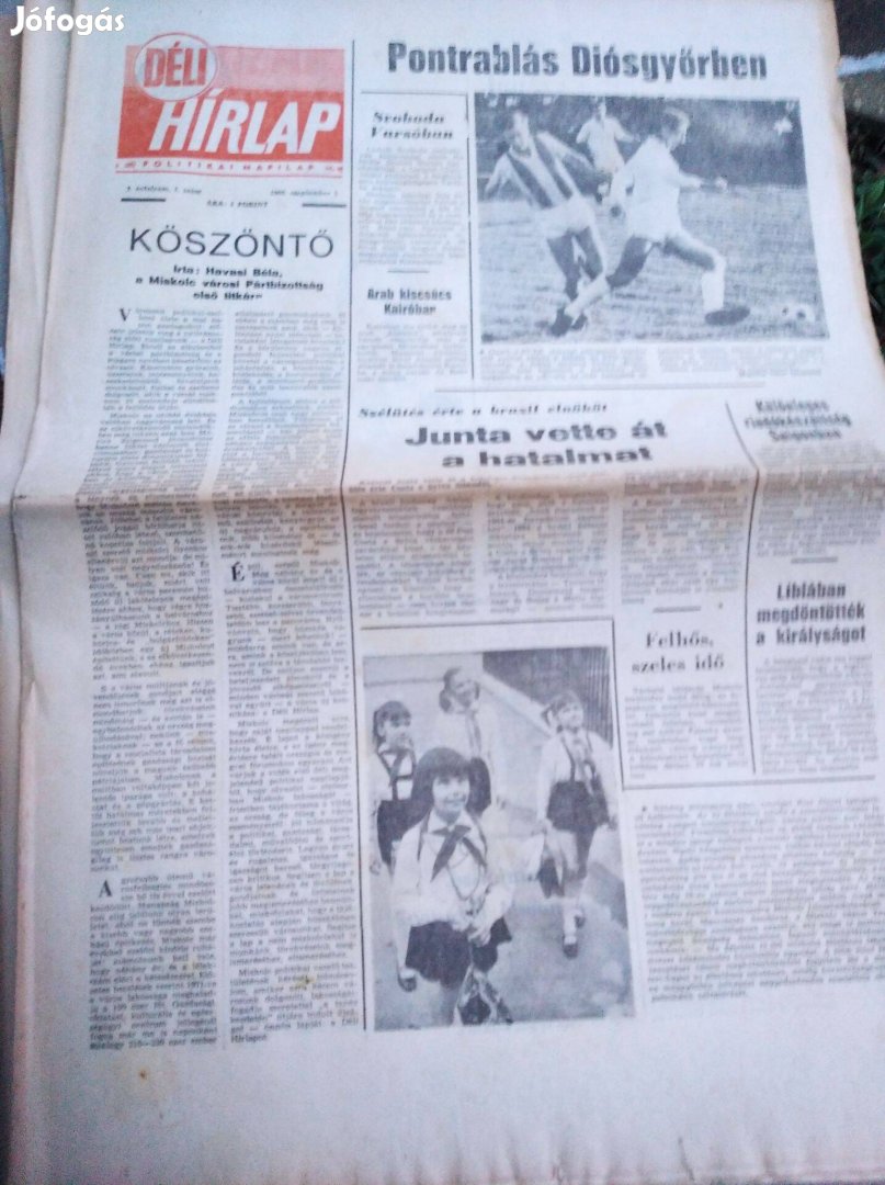 Déli Hírlap miskolci kordokumentum