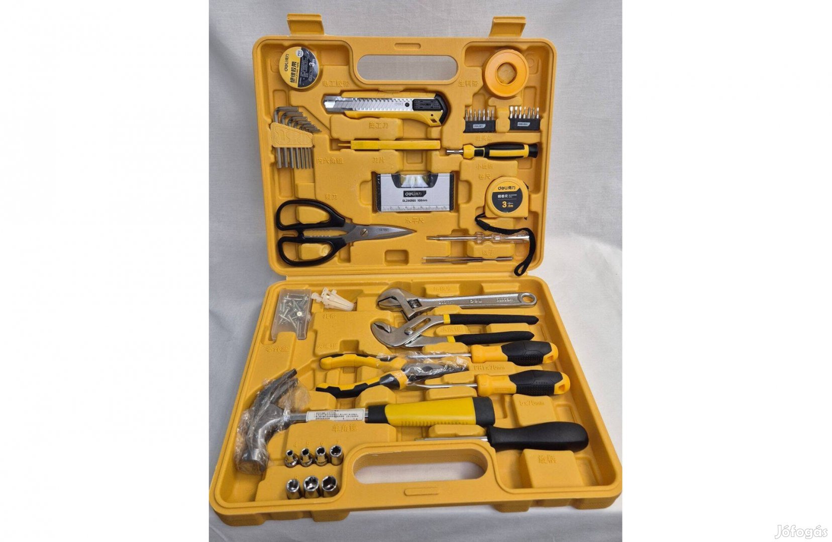 Deli Tools háztartási szerszámkészlet 48db (EDL1048J), új