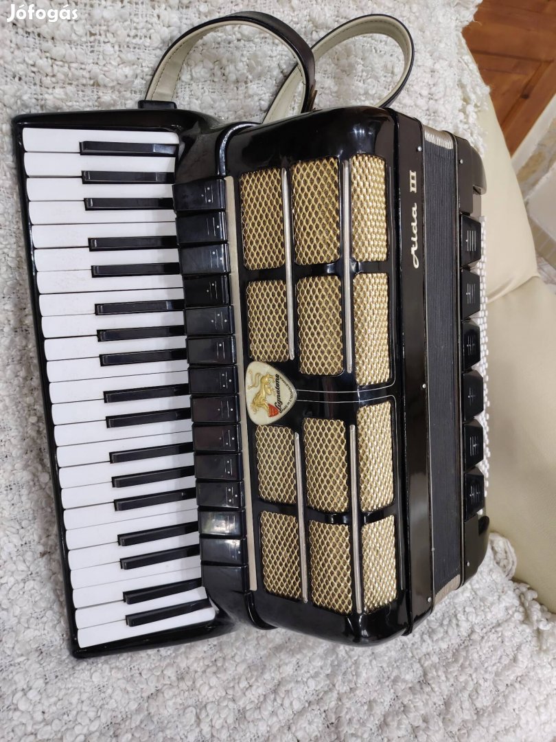 Delicia Aida III 120 basszusos Profi tangóharmonika Harmonika 