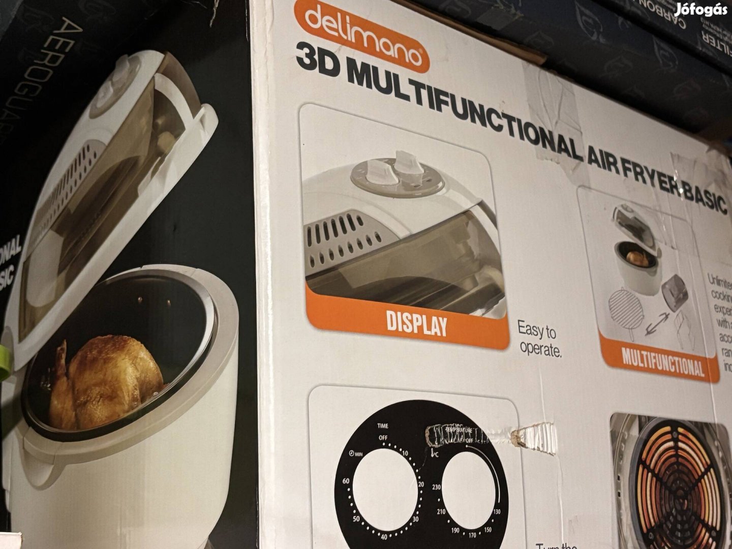 Delimano Air fryer basic olaj nélküli Sütö 