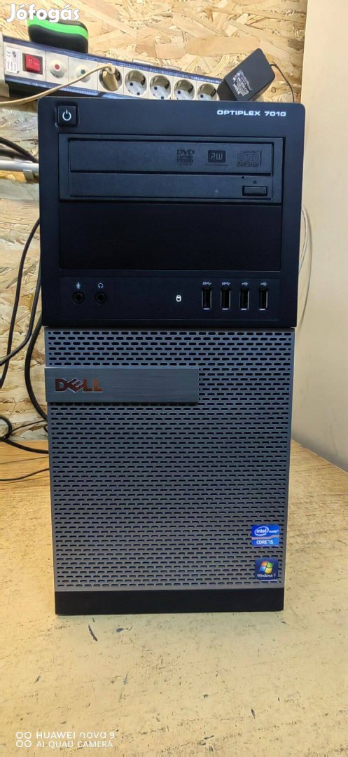 Dell 3.gen i5 PC 4x3600,4gb DDR3,250gb,Win10