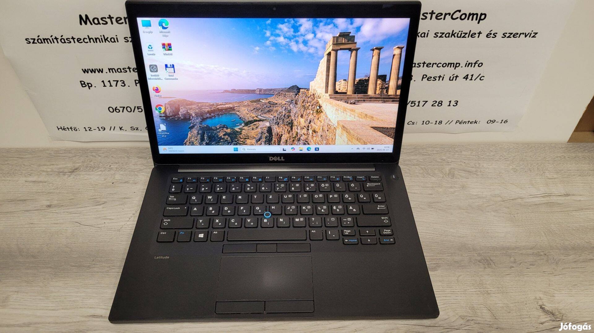 Dell 7480 i7-6600 8Gb 256SSD Érintőkijelző, garancia, áfás számla