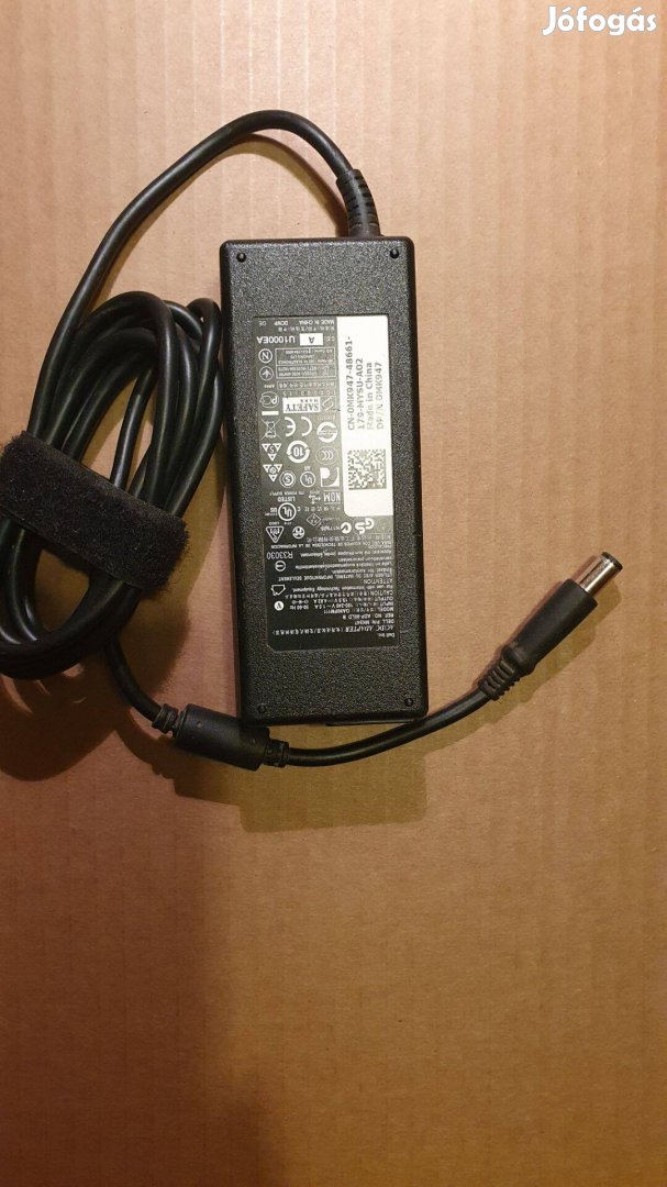 Dell 90W 19,5V 4,62A eredeti laptop notebook adapter töltő újszerű!