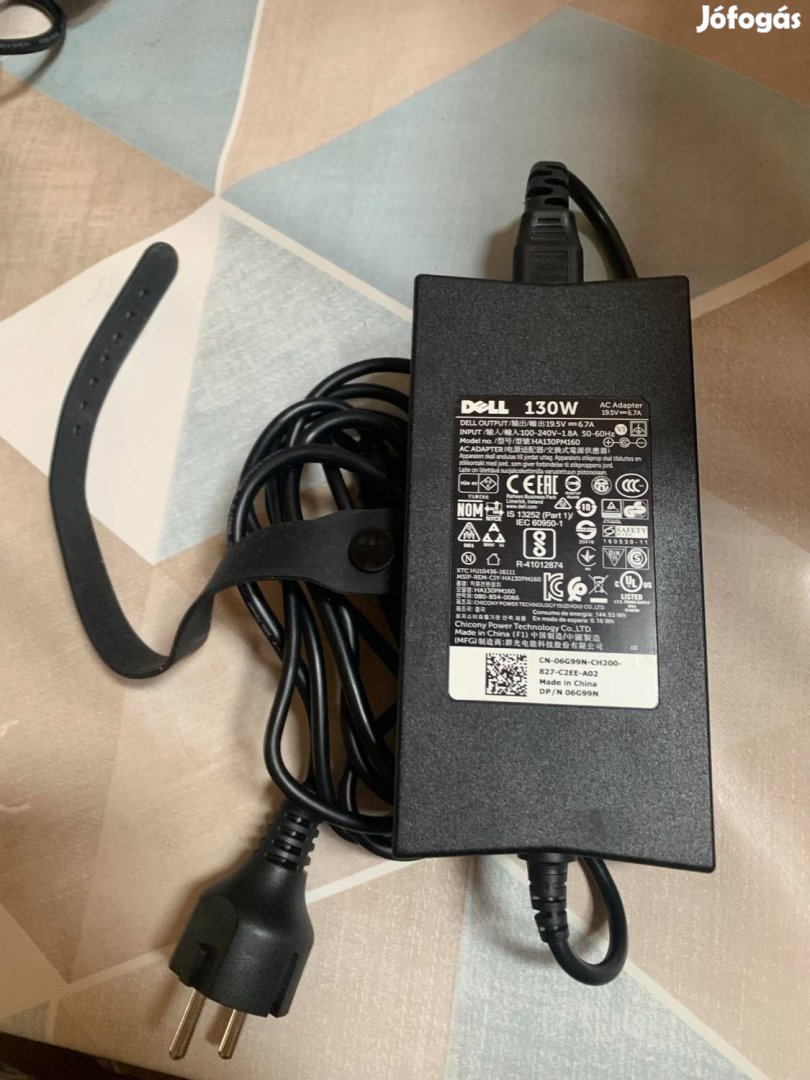Dell AC-adapter HA130PM160 eredeti, gyári, nem használt jó áron
