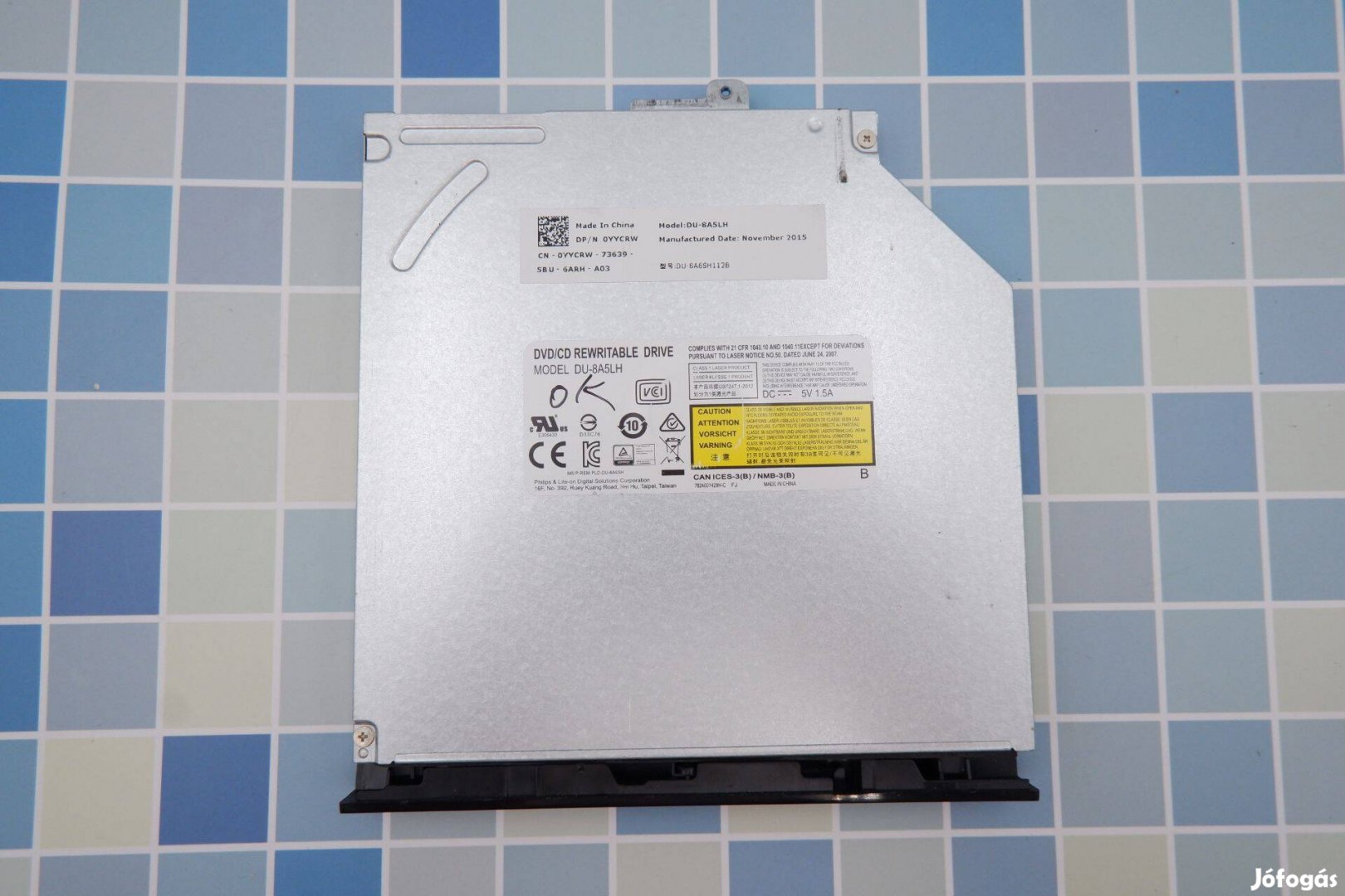 Dell DVD író laptopba 9mm DU-8A5LH 0Yycrw