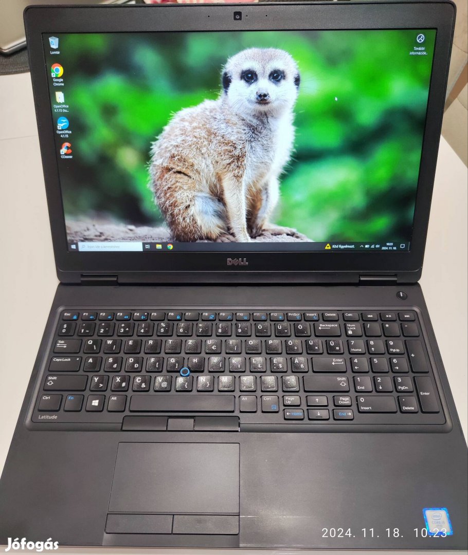 Dell E5580 Full HD laptop garanciával 