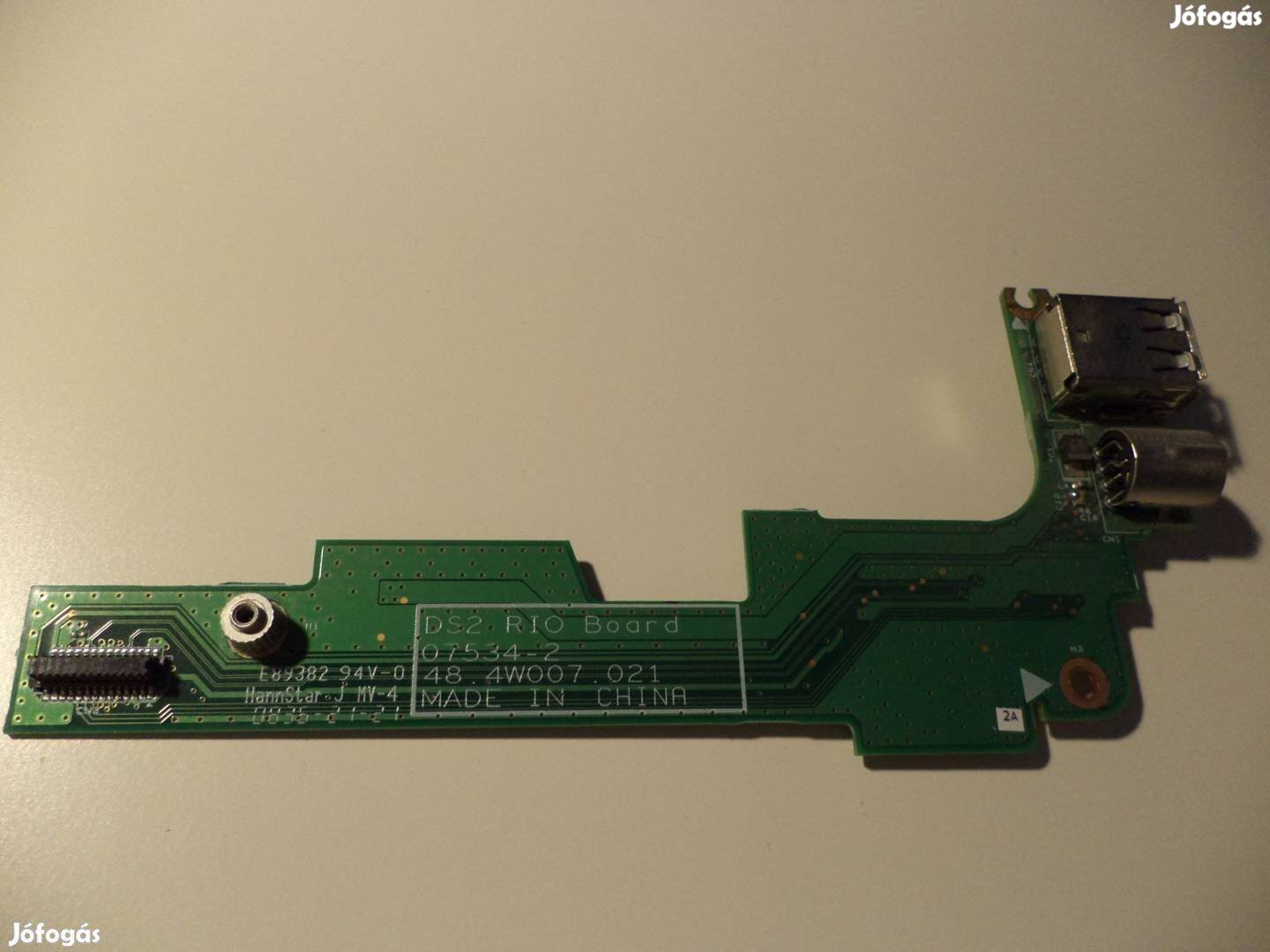 Dell Inspiron 1525 USB S Video Panel USB Board Bontott