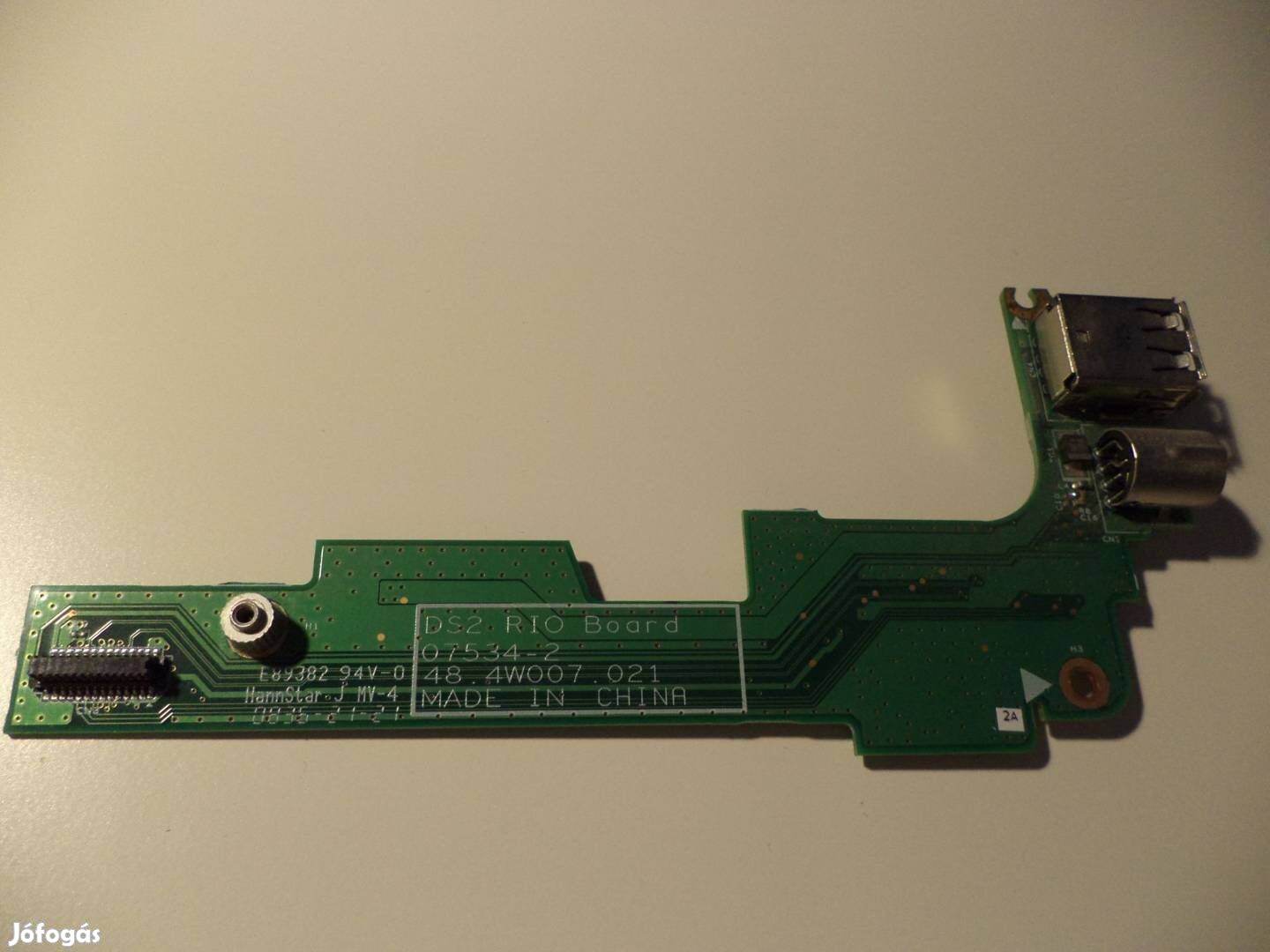 Dell Inspiron 1525 USB S Video Panel USB Board Bontott