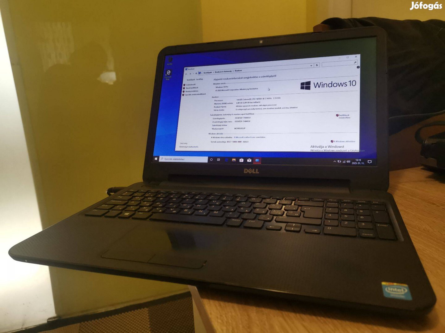 Dell Inspiron 15-3531, 4. gen, slim laptop olcsón !!