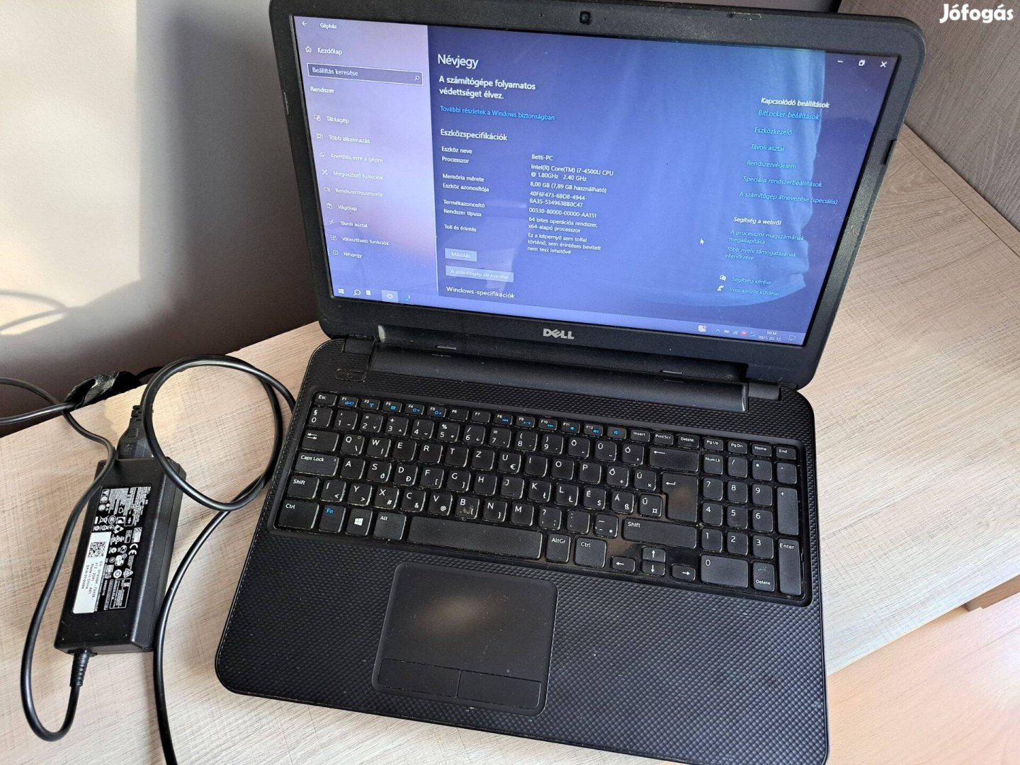 Dell Inspiron 15 3537, Intel Core I7, windows 10 pro