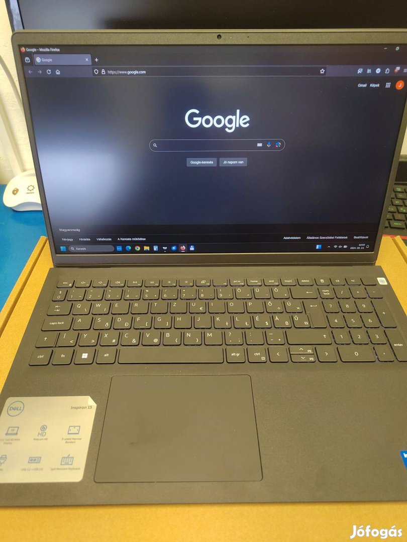 Dell Inspiron 15, Új, 13.gen i5, 16GB RAM notebook eladó!