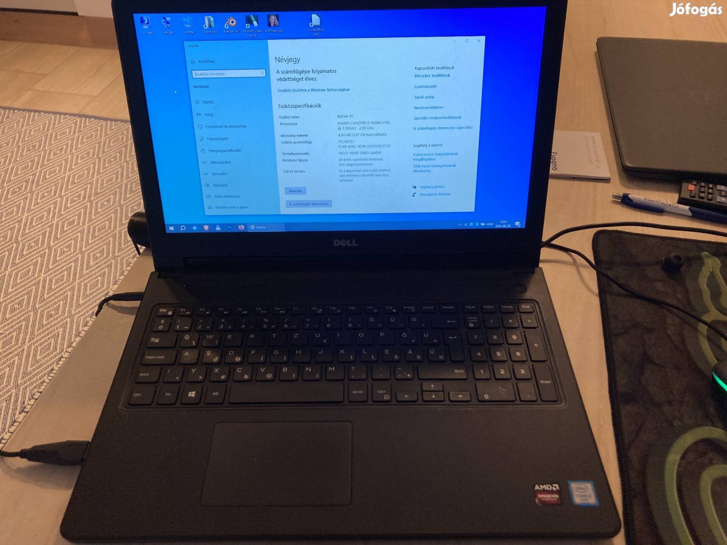 Dell Inspiron 15 - I3 6006 - 4GB