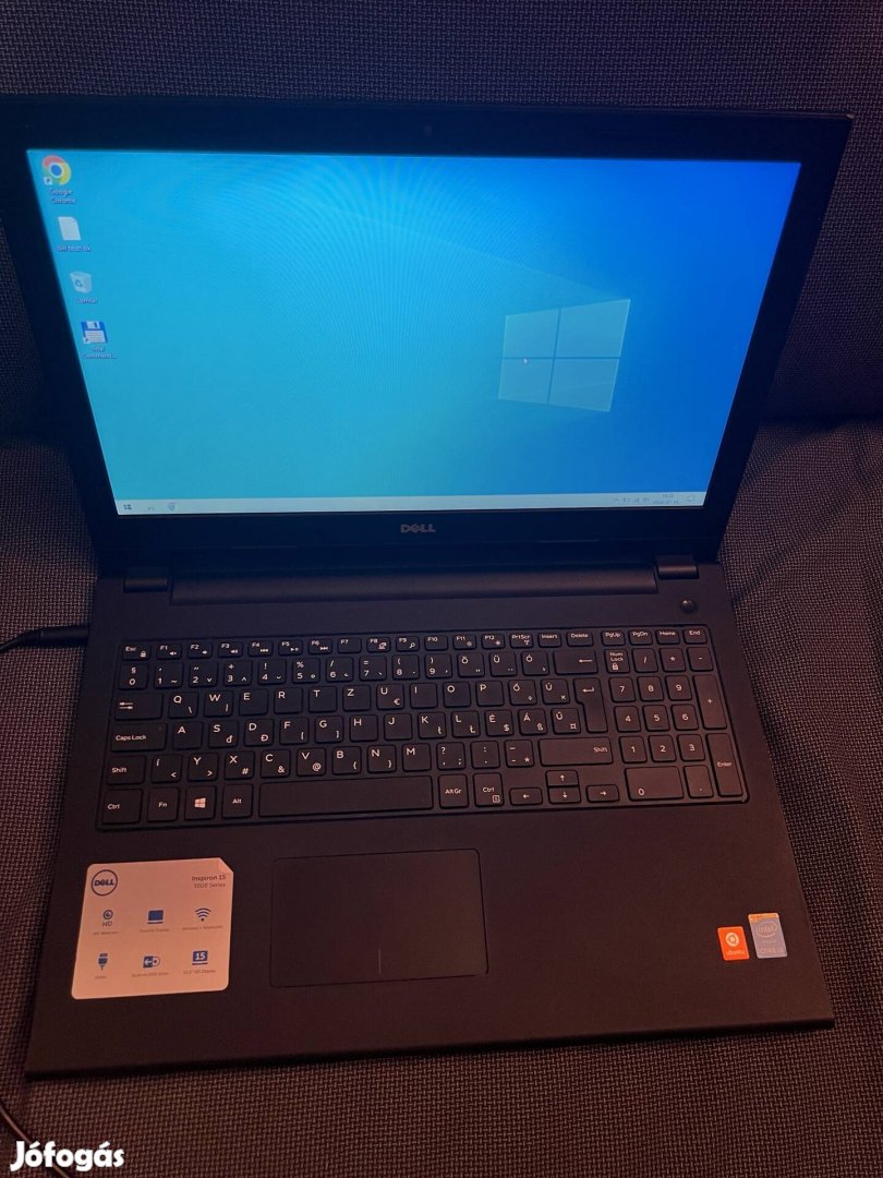 Dell Inspiron 15 i3 4gen 240bg ssd 8gb ram karcmentes szép állapot 