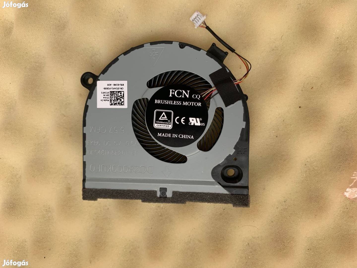 Dell Inspiron 3579 ventilátor fan új G3 ventilátor Tjhf2 0Tjhf2