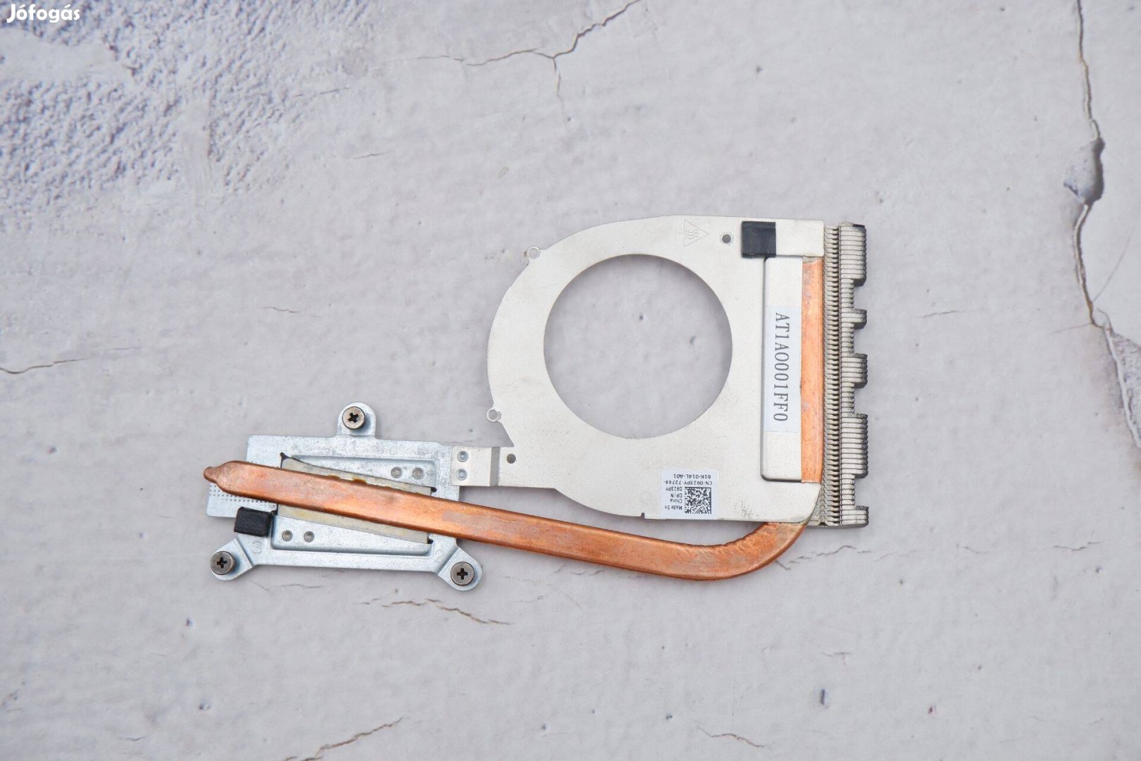 Dell Inspiron 5558 laptop hűtő borda AT1AO001FF0 0923PY