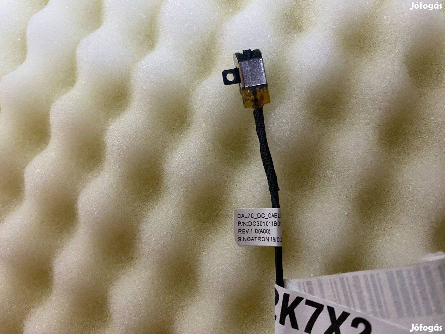 Dell Inspiron 5570 5770 töltő csatlakozó gyári új DC301011B00 2K7X2