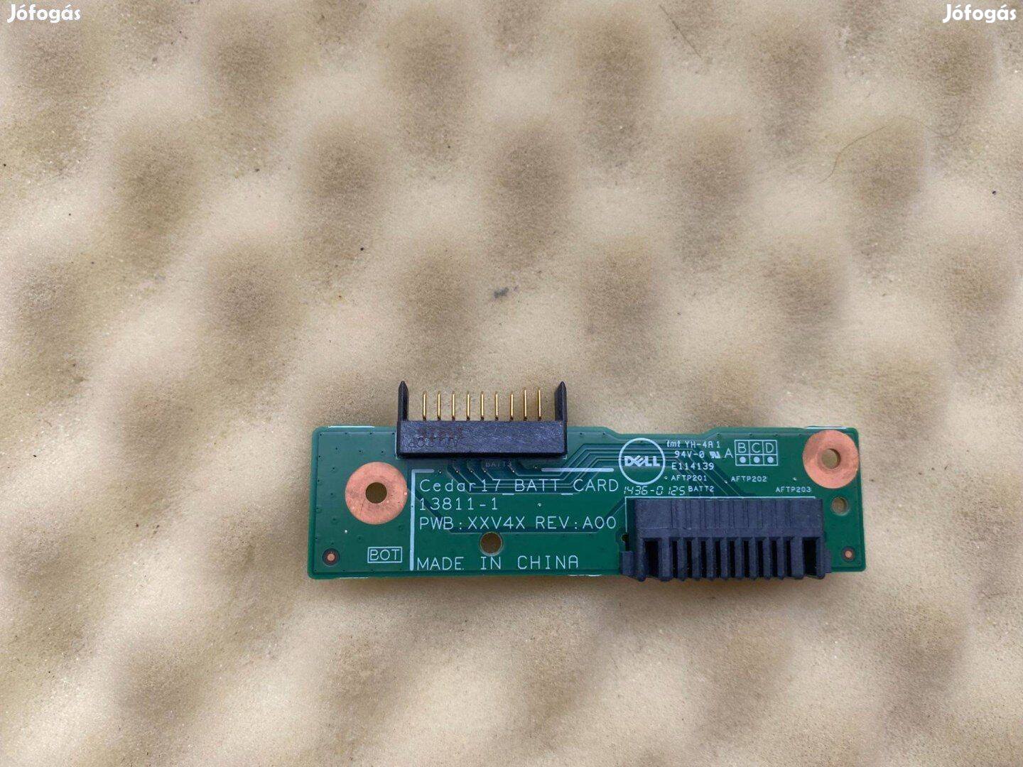 Dell Inspiron 5748 5749 akkumulátor konnektor board 13811-1 XXV4X