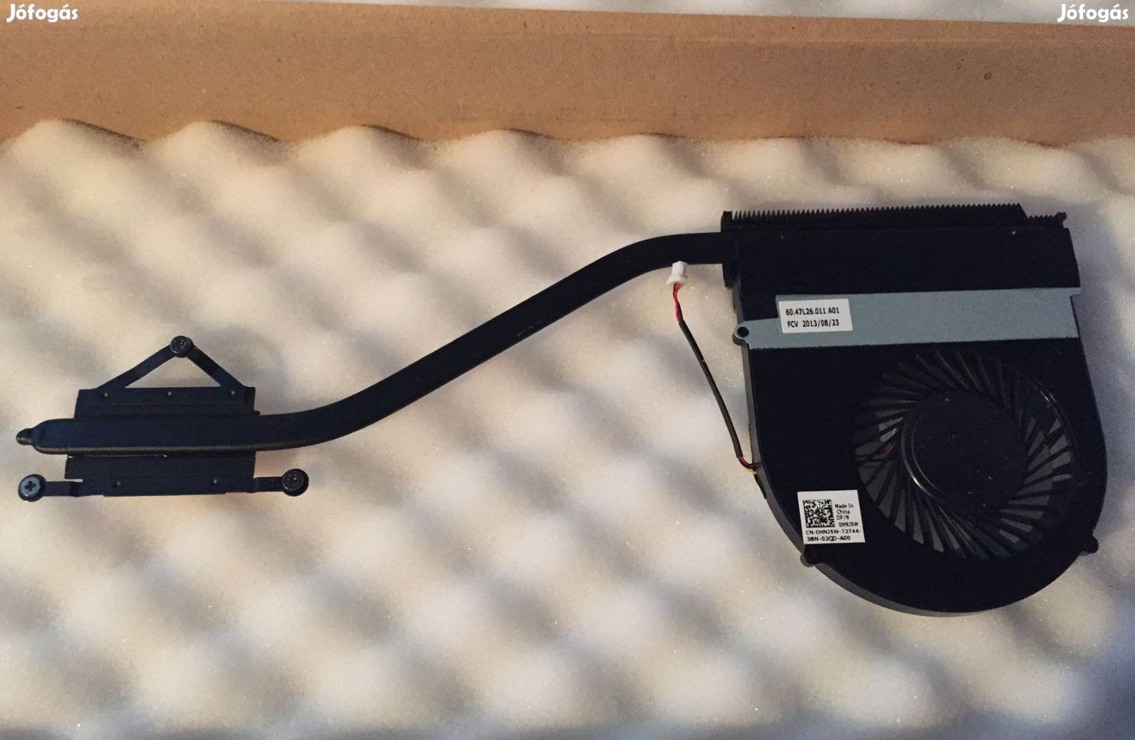Dell Inspiron 7537 Heatsink FAN Ventilátor Hnj5W 0Hnj5W Gyári Új