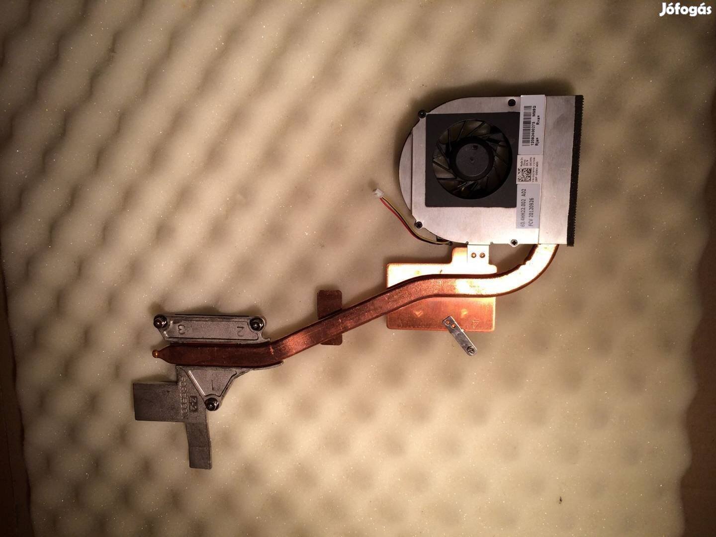 Dell Inspiron M5010 ATI Heatsink Hűtőborda Ventilátor K74YV 0K74YV