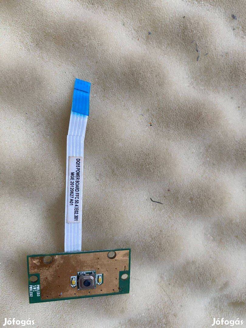 Dell Inspiron N5110 bekapcsoló gomb panel power button 50.4IE02.301