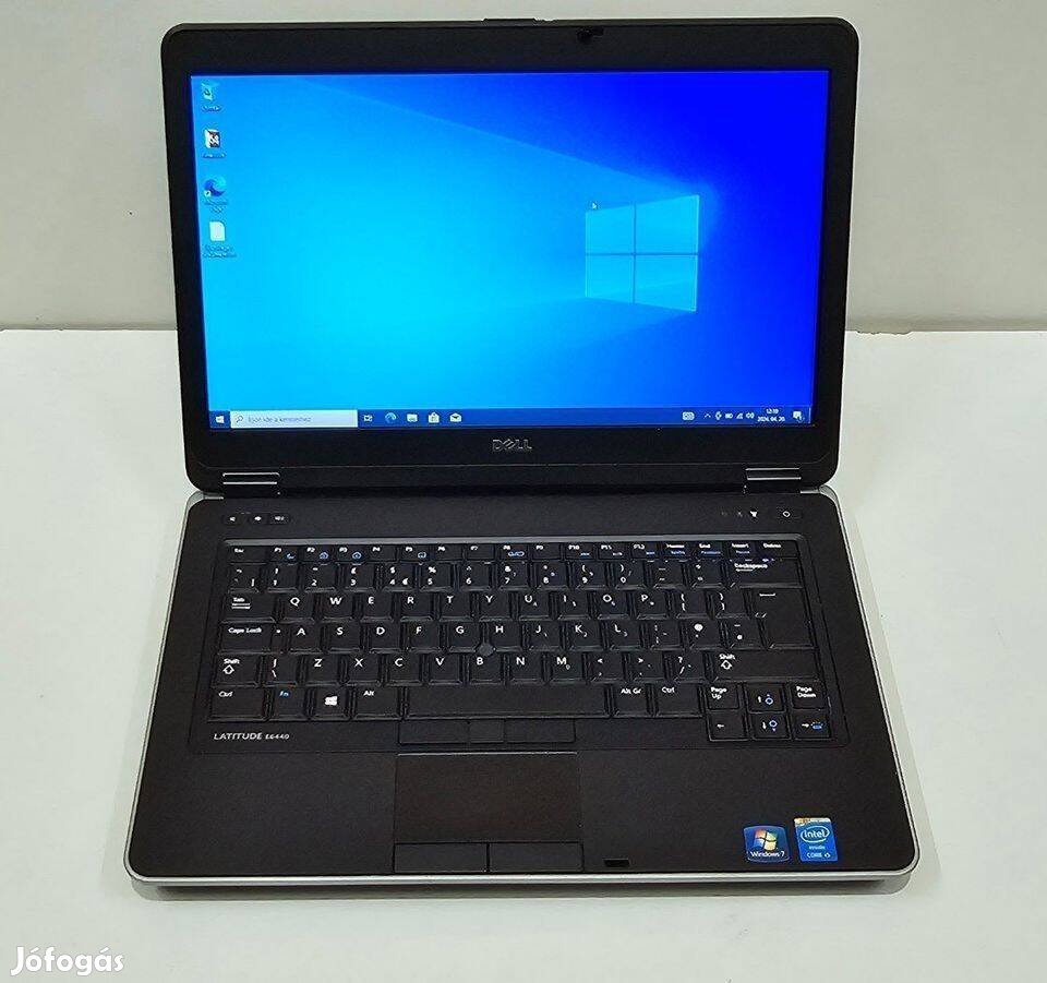 Dell Laptop eladó(14HD,i5,8gb,240gb ssd,vadi új akku 4óra.töltö win10,