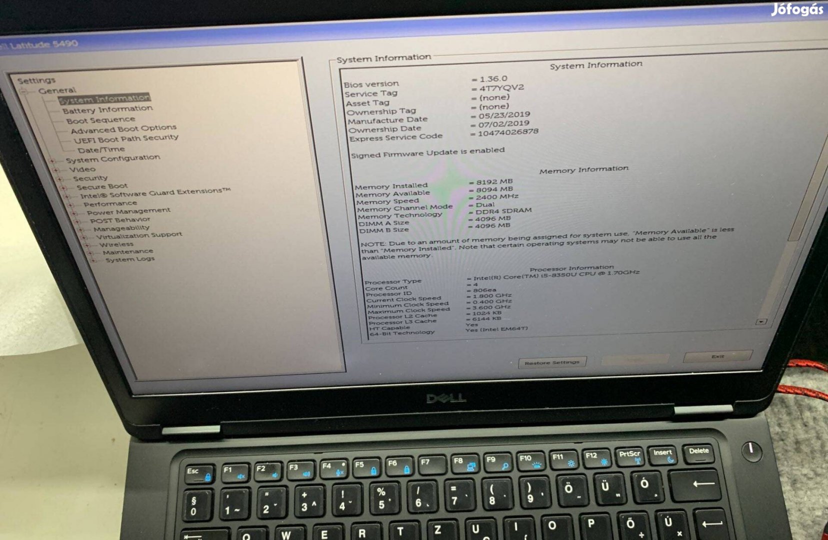 Dell Latitude 5490