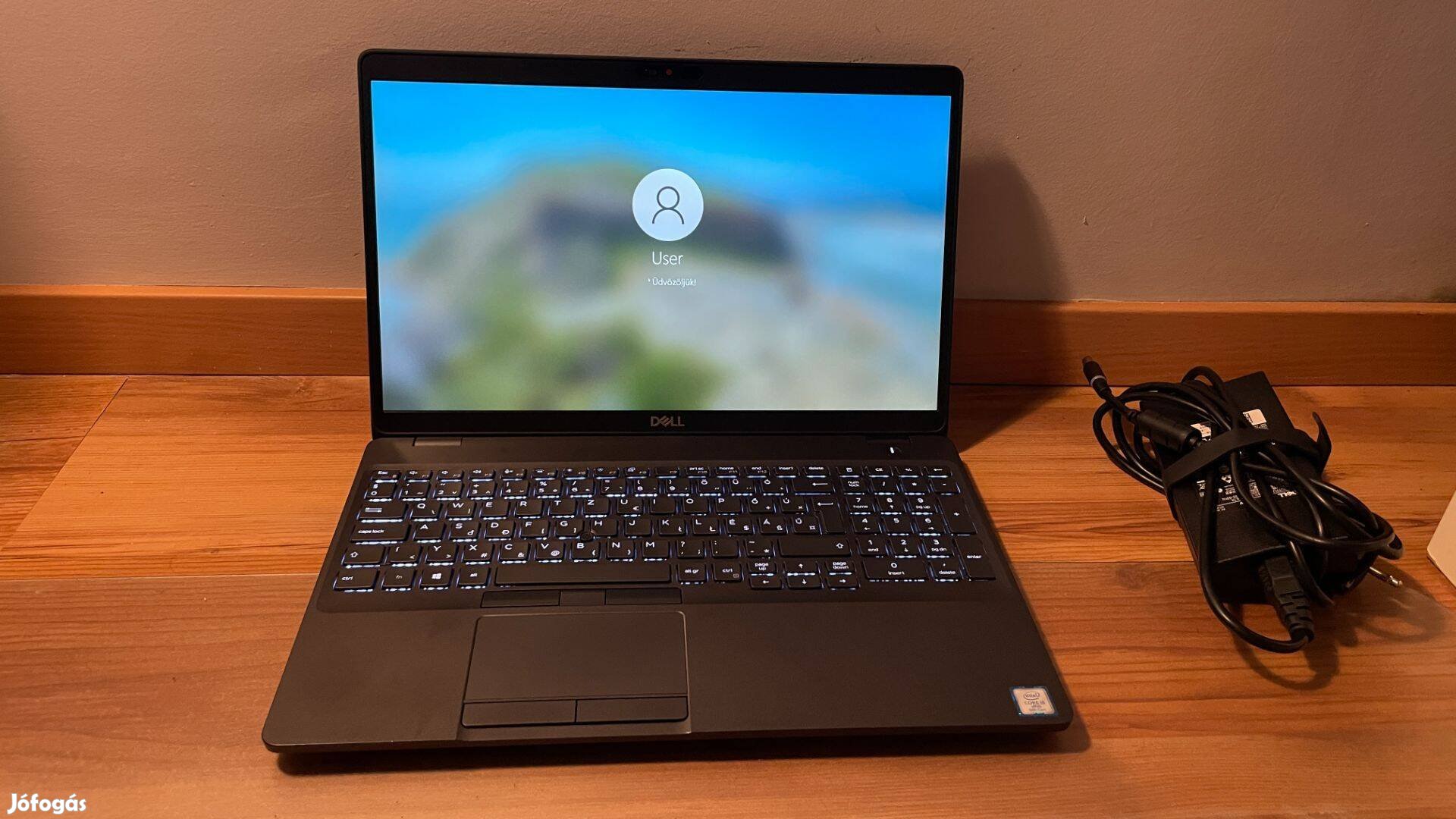 Dell Latitude 5500, i5, ssd, win10 laptop eladó, használatra készen