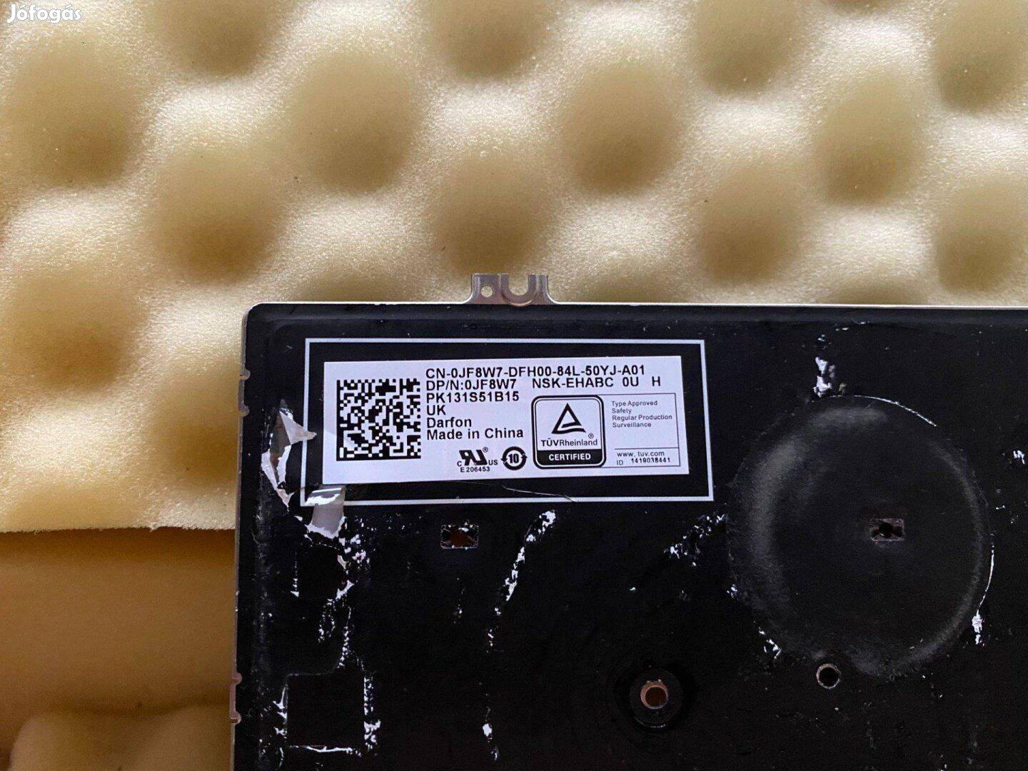 Dell Latitude 7280 5280 7290 5290 7380 7390 hibás billentyű JF8W7