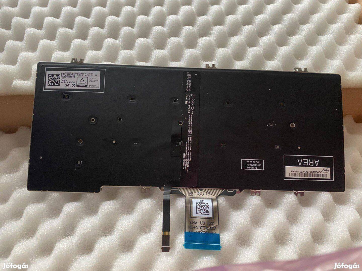 Dell Latitude 7280 5280 7290 5290 7390 angol billentyű világít 0NPN8