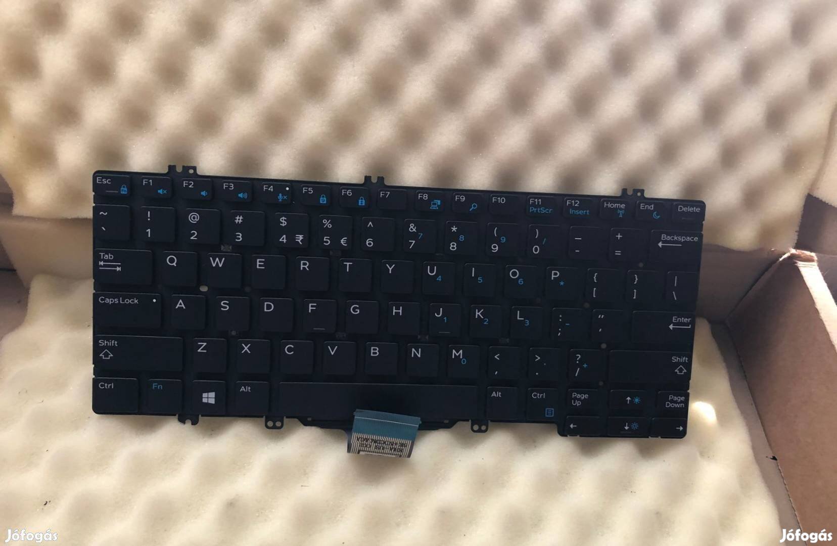 Dell Latitude 7280 5280 E7280 E5280 angol billentyűzet 1TC47