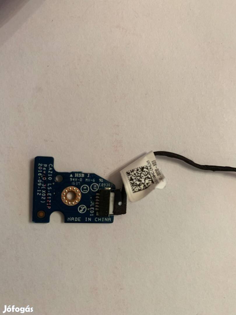 Dell Latitude 7280 7290 status led board DC02002LT00 9Xwhc LS-E121P