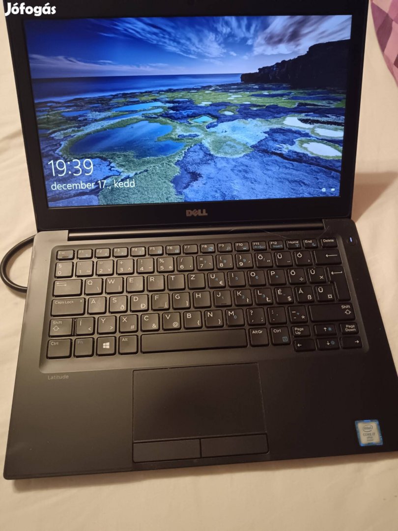 Dell Latitude 7280 laptop, Windows 10 operációs rendszerrel eladó