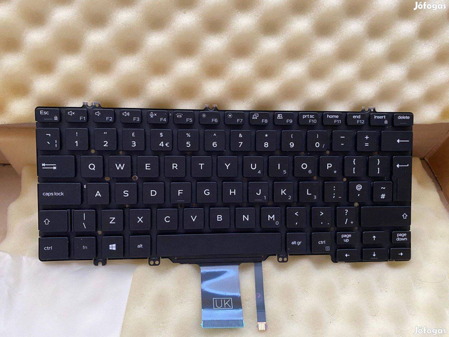 Dell Latitude 7300 világítós angol billentyűzet Latitude 5300 3Jkfk