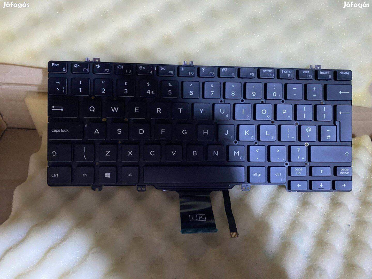 Dell Latitude 7300 világítós angol billentyűzet Latitude 5300 666FG