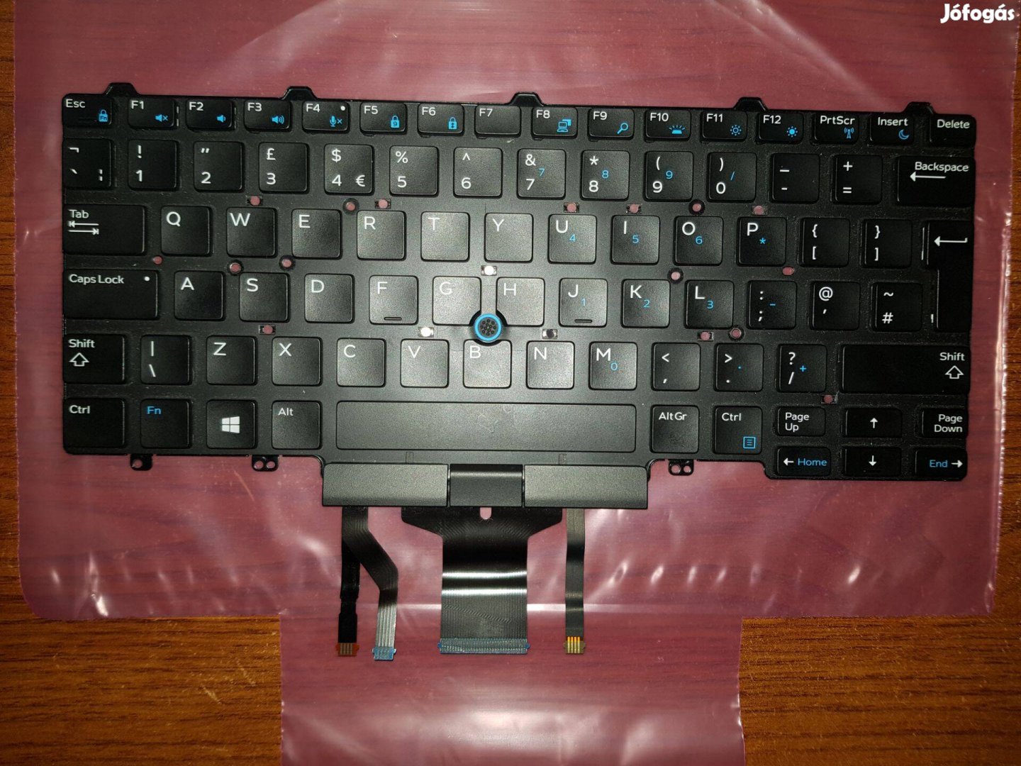 Dell Latitude 7490 angol világítós billentyűzet