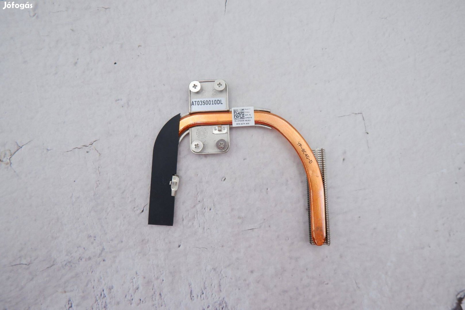 Dell Latitude E4300 laptop hűtő borda CN-0PN458 AT03S0010DL