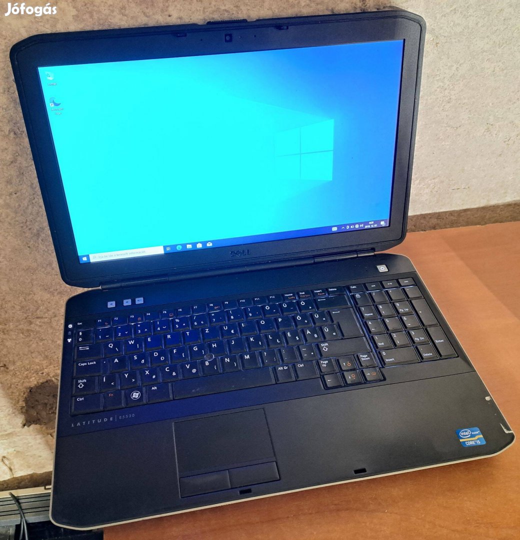 Dell Latitude E5530 laptop (15,6FHD/i5-G3/8GB/500HDD/Magyarvilágítós)