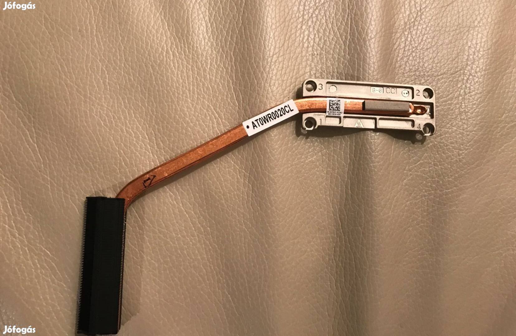 Dell Latitude E5550 Heatsink Hűtőborda Hűtés Heatpipe 4Tdcf Új 04Tdcf