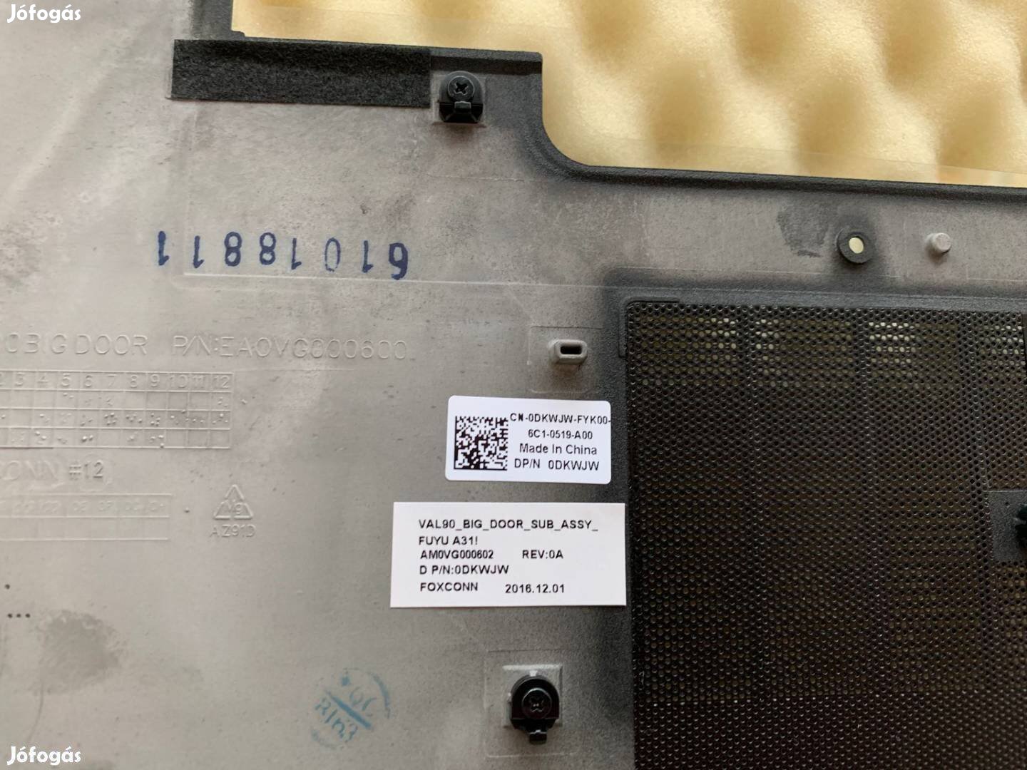 Dell Latitude E6440 bottom door access panel gyári új Dkwjw 0Dkwjw